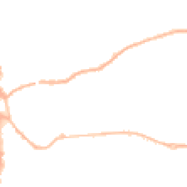 Night-time road noise heatmap for WF17 6PA
