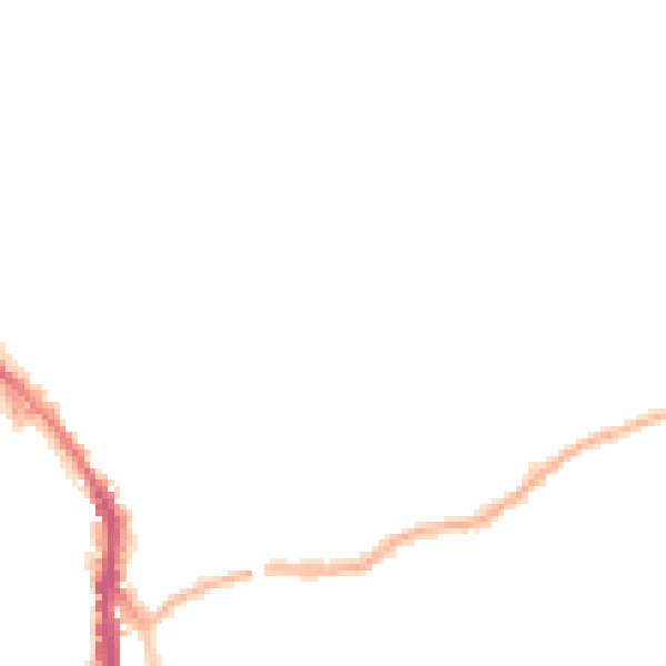 Night-time road noise heatmap for WF17 6PL