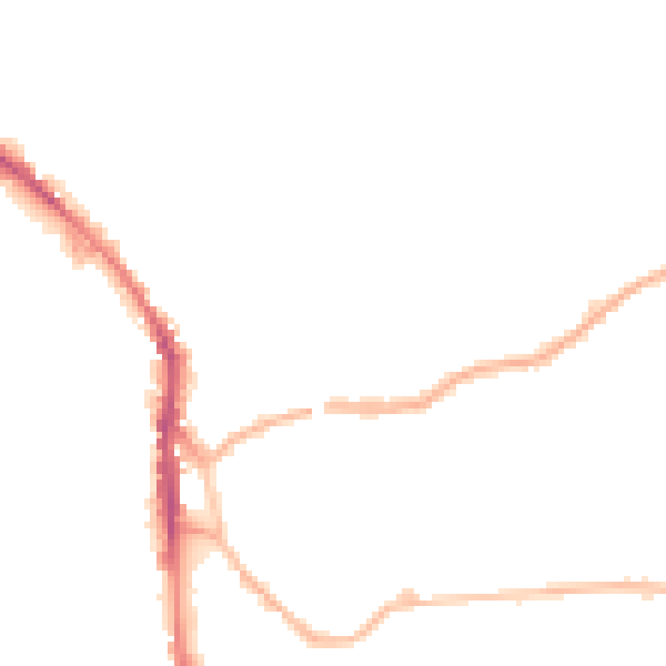 Night-time road noise heatmap for WF17 6PQ