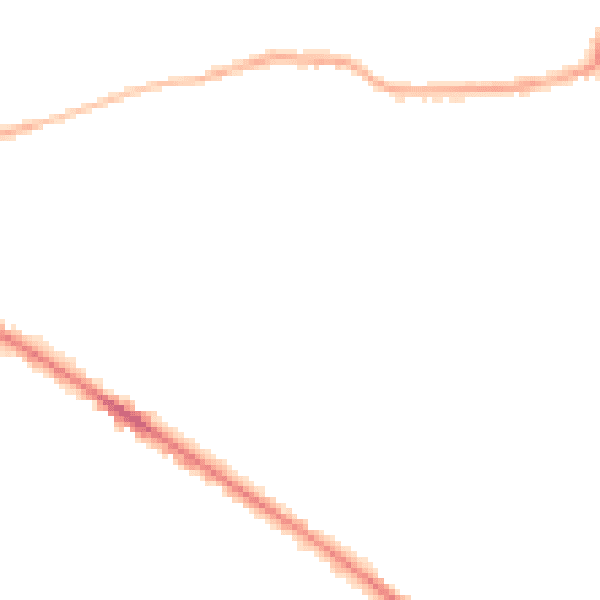 Night-time road noise heatmap for WF17 7DH
