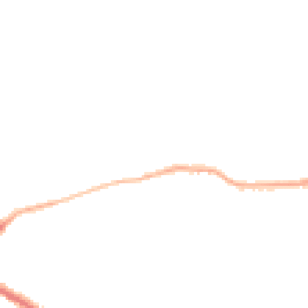 Night-time road noise heatmap for WF17 7HH
