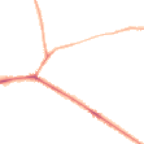 Night-time road noise heatmap for WF17 7QN