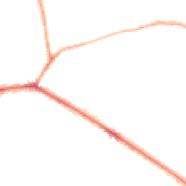 Night-time road noise heatmap for WF17 7QP