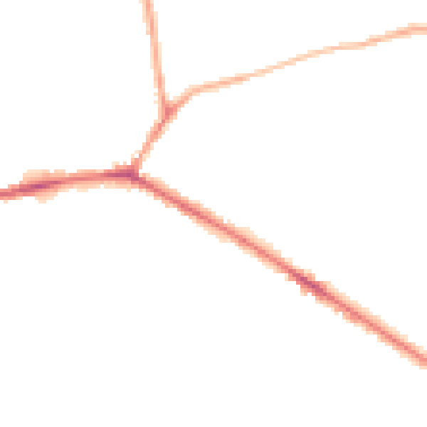 Night-time road noise heatmap for WF17 7RE