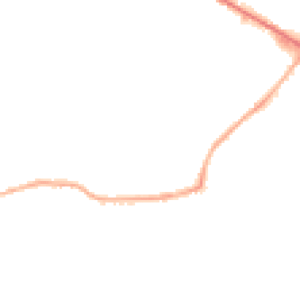 Night-time road noise heatmap for WF17 7TP