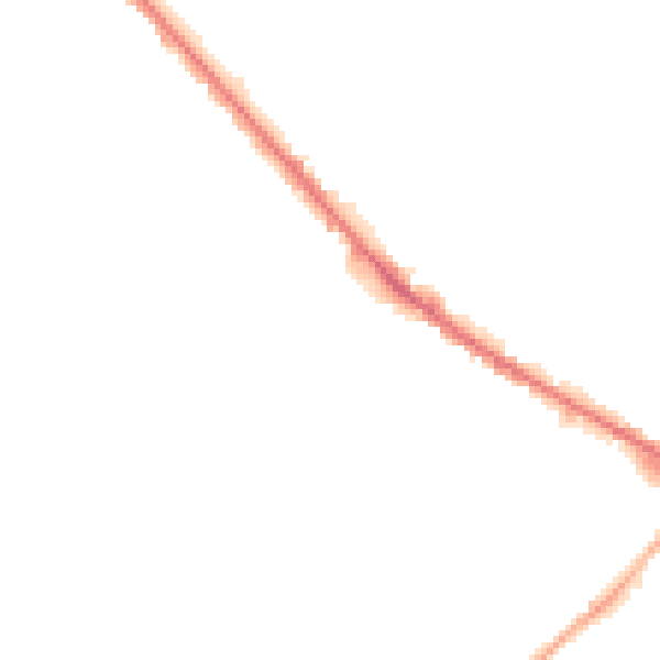 Night-time road noise heatmap for WF17 8FA