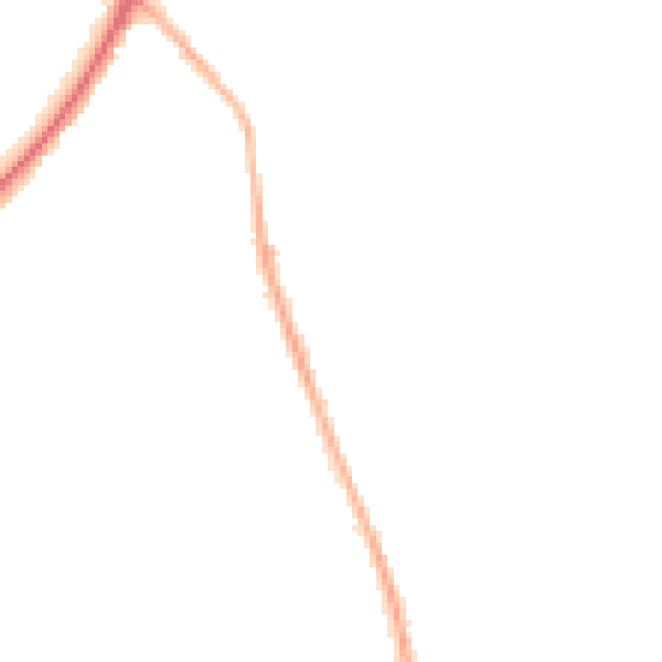 Night-time road noise heatmap for WF17 8FH