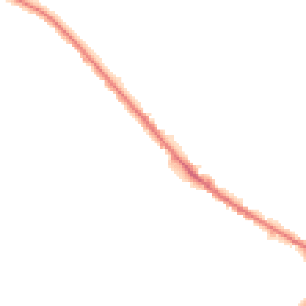 Night-time road noise heatmap for WF17 8HQ