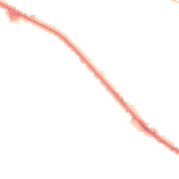 Night-time road noise heatmap for WF17 8JX