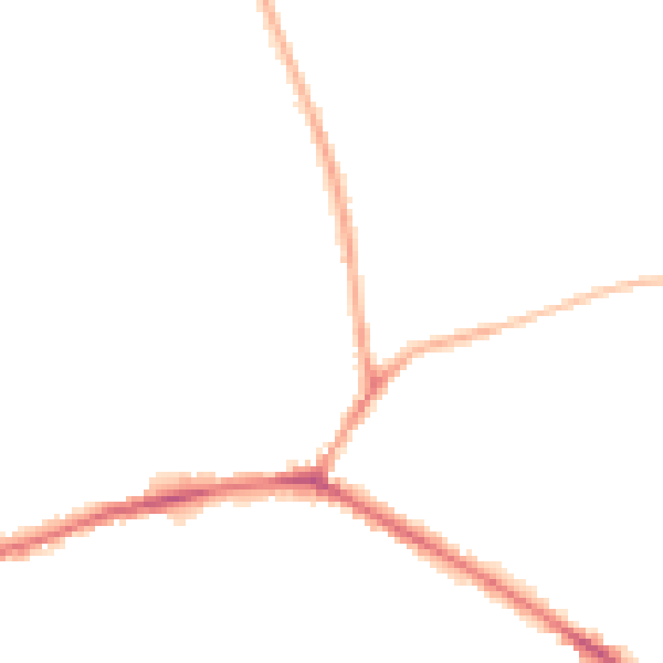Night-time road noise heatmap for WF17 8PY