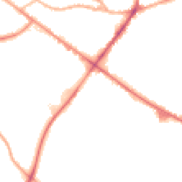 Night-time road noise heatmap for WF17 9AU