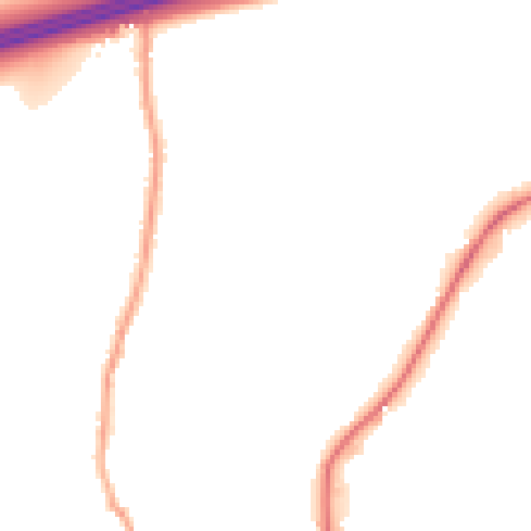Night-time road noise heatmap for WF17 9DW