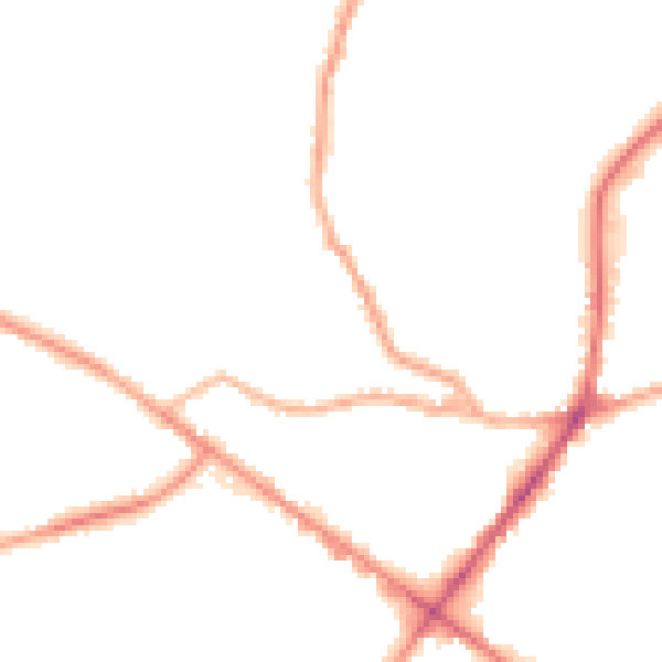Night-time road noise heatmap for WF17 9HP