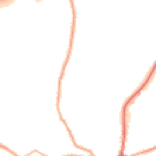 Night-time road noise heatmap for WF17 9NJ