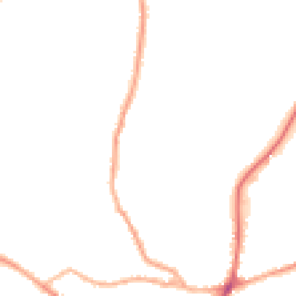 Night-time road noise heatmap for WF17 9NN