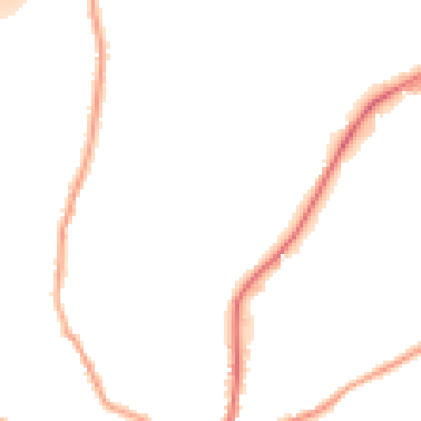 Night-time road noise heatmap for WF17 9QJ