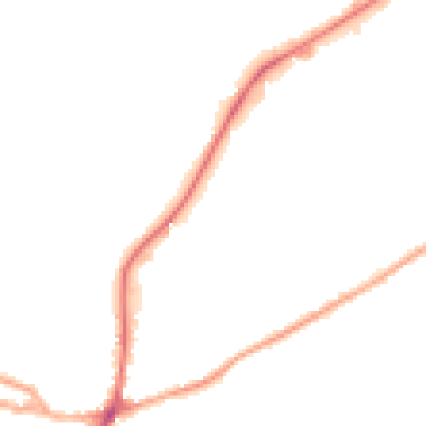 Night-time road noise heatmap for WF17 9QZ