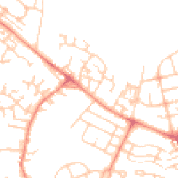Daytime road noise heatmap for WF2 0AF