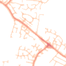 Daytime road noise heatmap for WF2 0AH