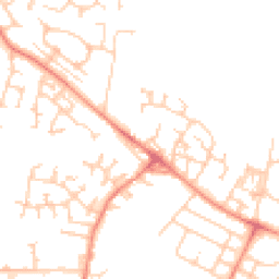Daytime road noise heatmap for WF2 0AJ