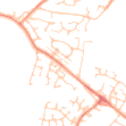 Daytime road noise heatmap for WF2 0AL