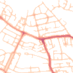 Daytime road noise heatmap for WF2 0AR