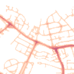 Daytime road noise heatmap for WF2 0AT