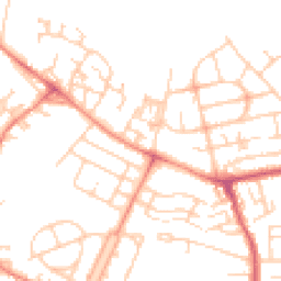 Daytime road noise heatmap for WF2 0AU