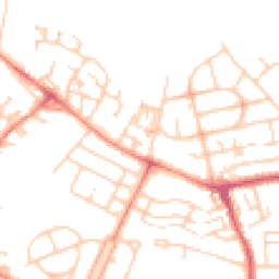 Daytime road noise heatmap for WF2 0AY