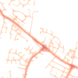 Daytime road noise heatmap for WF2 0BG