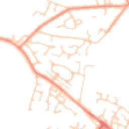 Daytime road noise heatmap for WF2 0BP