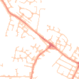 Daytime road noise heatmap for WF2 0BQ
