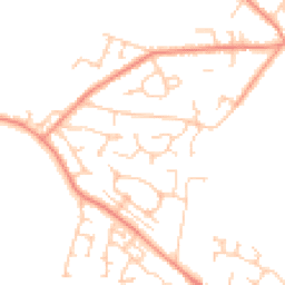 Daytime road noise heatmap for WF2 0BY