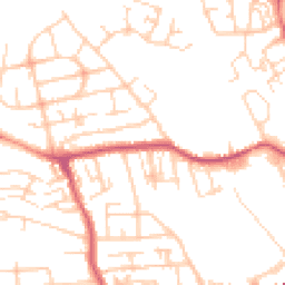 Daytime road noise heatmap for WF2 0DL