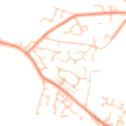 Daytime road noise heatmap for WF2 0DS