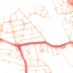 Daytime road noise heatmap for WF2 0EB