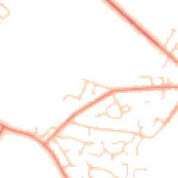 Daytime road noise heatmap for WF2 0FW