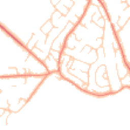 Daytime road noise heatmap for WF2 0JF