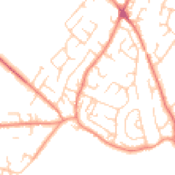 Daytime road noise heatmap for WF2 0JT