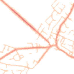 Daytime road noise heatmap for WF2 0NR