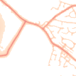 Daytime road noise heatmap for WF2 0PG