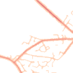 Daytime road noise heatmap for WF2 0PN