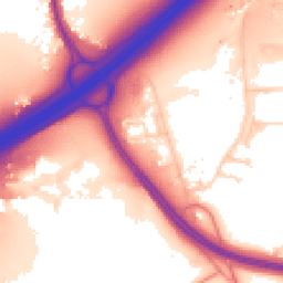 Daytime road noise heatmap for WF2 0QP