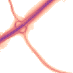 Night-time road noise heatmap for WF2 0QS