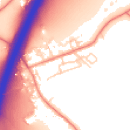 Daytime road noise heatmap for WF2 0RU