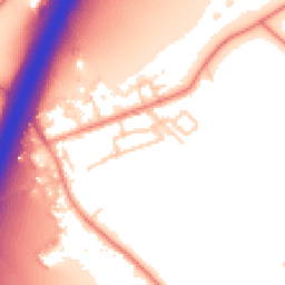 Daytime road noise heatmap for WF2 0RX