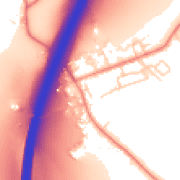 Daytime road noise heatmap for WF2 0SJ