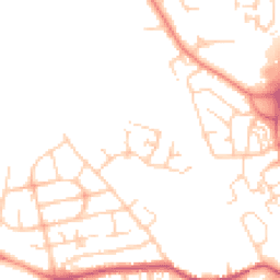 Daytime road noise heatmap for WF2 0TX