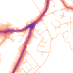 Daytime road noise heatmap for WF2 6DA