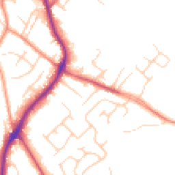 Daytime road noise heatmap for WF2 6EW